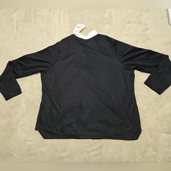 Adidas Aeroready Track Jacket Womens Size 3XL Full Zip Black With White Trefoil - Picture 3 of 11